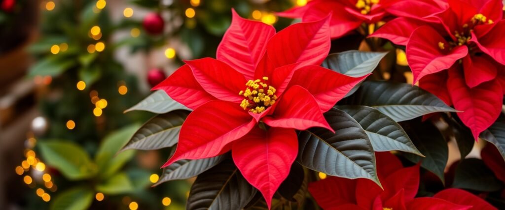 Poinsettia plant